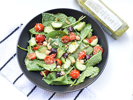 Plant Protein Powered Greek Salad
